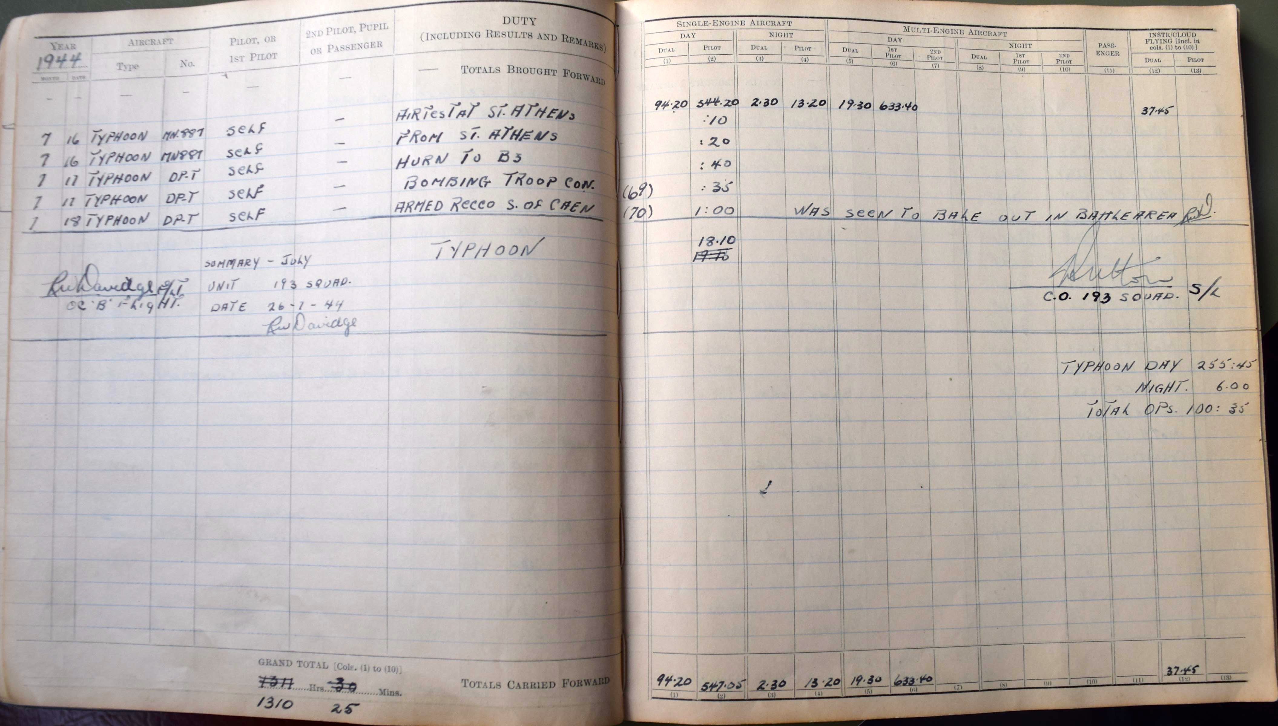 Emerson Wallace Logbook